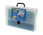 Tiger A4 5 part plastic suspension files organiser with carry handle