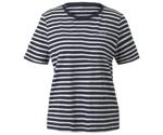 Tom Tailor Printed Shirt navy offwhite stripe (1019452)