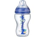 Tommee Tippee Advanced Anti-Colic Decorated Blue Feeding Bottle 340 ml