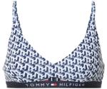 Tommy Hilfiger Bralette TH cube prt white (UW0UW02185)