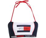 Tommy Hilfiger Colour-Blocked Signature Bandeau Bikini Top (UW0UW02175)