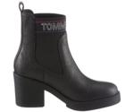 Tommy Hilfiger Corporate Elastic Leather Boot (EN0EN00633) black