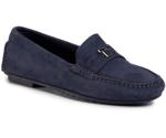 Tommy Hilfiger TH Hardware Suede Monogram Mocassins sport navy