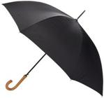 Totes Automatic Wood Umbrella Black