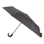 totes XTRA STRONG Auto Open/Close Black Crook Handle Umbrella