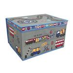 Travel Foldable Pop Up Room Tidy Storage Chest Toy Box for Girls and Boys, Fabric, Grey, 50 x 30 x 40 cm