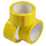 Triplast 48 mm x 66 m Low Noise Packing Parcel Tape - Yellow (Pack of 24)