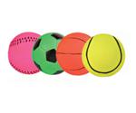 Trixie 24 Neon balls, assort., soft rubber,ø6cm, floating