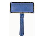 Trixie Soft brush with brush cleaning comb (9 x 13 cm)