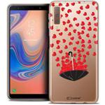 Ultra Slim Case for 6 Inch Samsung Galaxy A7 2018, Love Umbrella