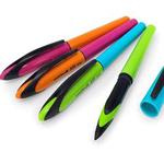 Uni-Ball Air - 0.5mm Rollerball - Blue, Green, Pink and Orange Barrel - Black Ink - Pack of 4 - UBA-188E-M