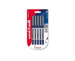 Uni-Ball Eye / Micro UB150 Rollerball Pens / 0.5mm - Blue Ink / Value Set of 5（With Our Shop Original Product Description）