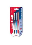 uni-ball Eye Needle UB-185S Rollerball Pen - Assorted, Pack of 3