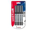 Uni-Ball Eye/Micro UB150 Rollerball Pens / 0.5mm - Black Ink/Value Set of 5（with Our Shop Original Product Description）