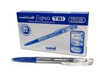 uni-ball TSI Erasable UF-220 Erasable Ink Rollerball Pen - Blue, Pack of 12