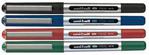 Uni-Ball UB-150 Liquid Ink Rollerball Pen - Fine 0.5mm Tip - Black, Blue, Green, Red - Pack of 4