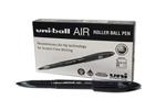 Uni-Ball UB-188-Micro Fountain Pen Tip 0.5mm Air Rollerball Pens, Black Gel, 12 Pack