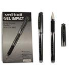 Uni-ball UM153S Impact Gel Rollerball 1.0mm Tip 0.8mm Line Black Ref 9006050 [Pack 12]