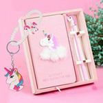 Unicorn Notebook Gel Pens Set - Journal Stationery Set Birthday Gifts for Girls, Cute Girls Writing Toys of All Ages