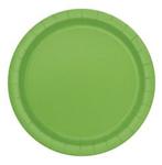 Unique Party 31424 - 18cm Lime Green Party Plates, Pack of 20