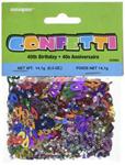 Unique Party 55964 - Foil 40th Birthday Confetti