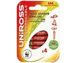 Uniross 4x AAA 800 / HR03 Multi Usage