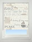 UNIVERSAL Bake Off Patterned Thermal Blackout Roller Blind, Neutral, W150cm