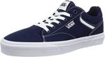 Vans Men's Seldan Sneaker, Blue ((Canvas) Dress Blues/White JY3), 9 UK