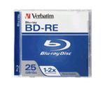 Verbatim BD-RE 25GB 135min 2x 1pk Jewel Case