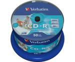 Verbatim CD-R 700MB 52x AZO Wide Inkjet Printable No ID Brand printable 50pk Spindle