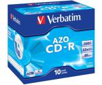 Verbatim CD-R 700MB 80min 52x AZO Crystal 10pk Jewel Case