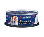 Verbatim CD-R 700MB 80min 52x AZO Crystal 25pk Spindle