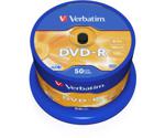 Verbatim DVD-R 4,7GB 16x Matt 50pk Spindle