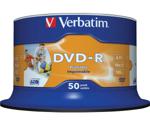 Verbatim DVD-R 4,7GB 16x Wide Inkjet Printable No ID Brand printable 50pk Spindle