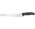 Victorinox Swiss Classic Pastry Knife Wavy Edge 26cm Black Handle