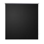 vidaXL Roller Blind Blackout 120x175cm Black Daynight Window Drape Sunscreen