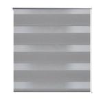 vidaXL Zebra Blind 120x230cm Grey Home Office Window Roller Shade Sunscreen
