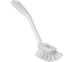 Vikan Dish Brush with scraper medium (4237)