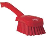 Vikan Hand brush with short handle medium 27 cm red