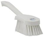 Vikan Hand brush with short handle, soft / split, 27 cm white