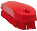 Vikan Nail brush / hand brush hard 13 cm red