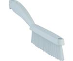 Vikan Narrow hand brush with short handle, extra hard, 30 cm white