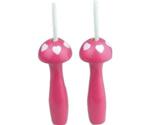 Vilac Pink Heart Wooden skipping Rope