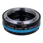 Vizelex ND Throttle Lens Mount Adapter from Fotodiox Pro - Canon FD (FD, FL) Lens to Micro-4/3 Mount Cameras (such as OM-D E-M10, Lumix GH4, and Black Magic Pocket) - with Built-In Variable ND Filter (ND2-ND1000)