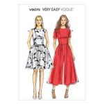 VOGUE PATTERNS 9075 E5, Misses Petite Dress and Jumpsuit,Sizes 14-16-18-20-22