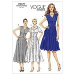 VOGUE PATTERNS V8577 Size FF 16-18-20-22 Misses' Dress