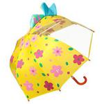 VON LILIENFELD® Umbrella Flowers Children Boys Girls Kids Lightweight Cute Motif 3-D up to Age 8