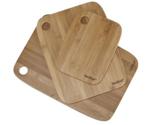 VonShef Bamboo Chopping Board Set 3 pcs