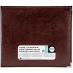 We R Memory Keepers We R Classic Leather 3-Ring Album X 12-inch Cinnamon, Acrylic, Multicolour, 34.79x39.11x6.85 cm