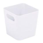 Wham 10cm Square Studio Basket, Ice White